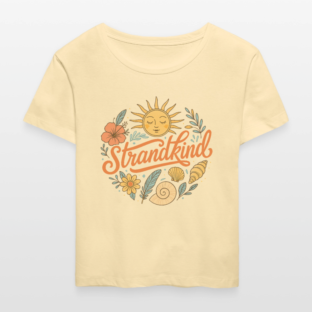 Strandkind - Relaxed Frauen Bio-T-Shirt - Creme