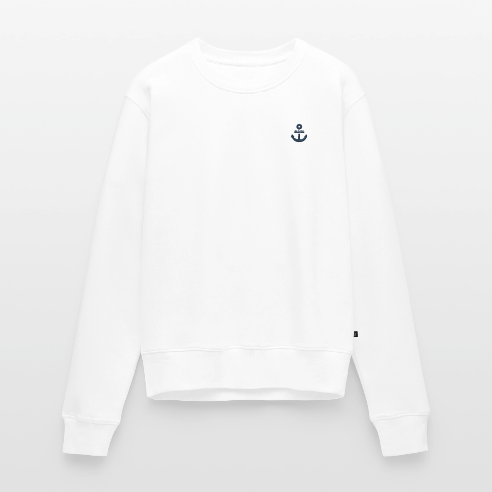 Anker Stick - Frauen Premium Pullover - Weiß