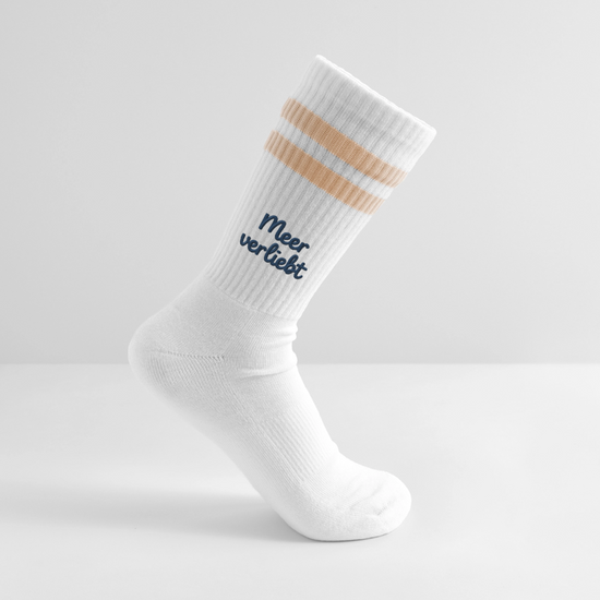 Meerverliebt - Gestreifte Tennissocken