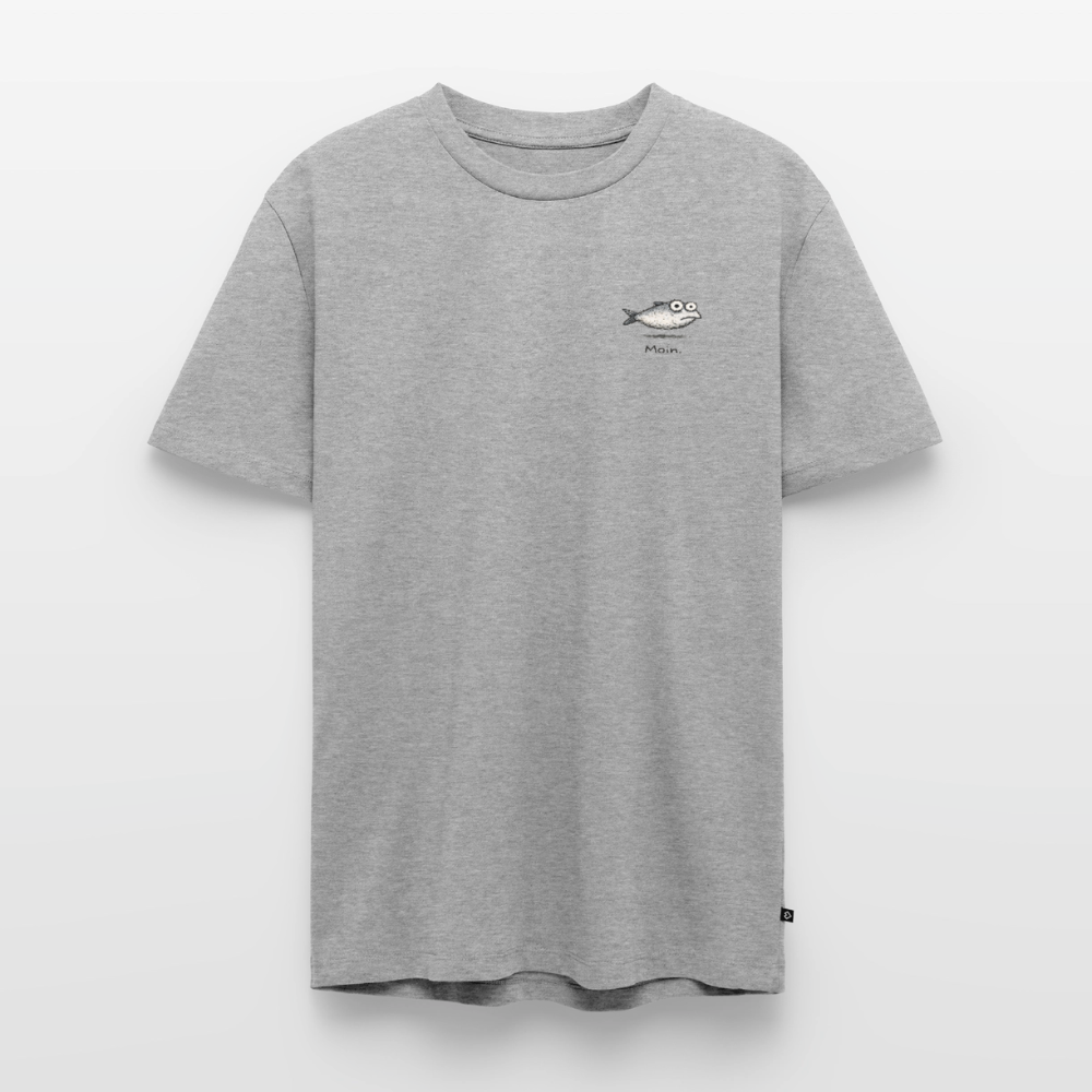 Moin Fisch - Unisex Premium T-Shirt - Grau meliert