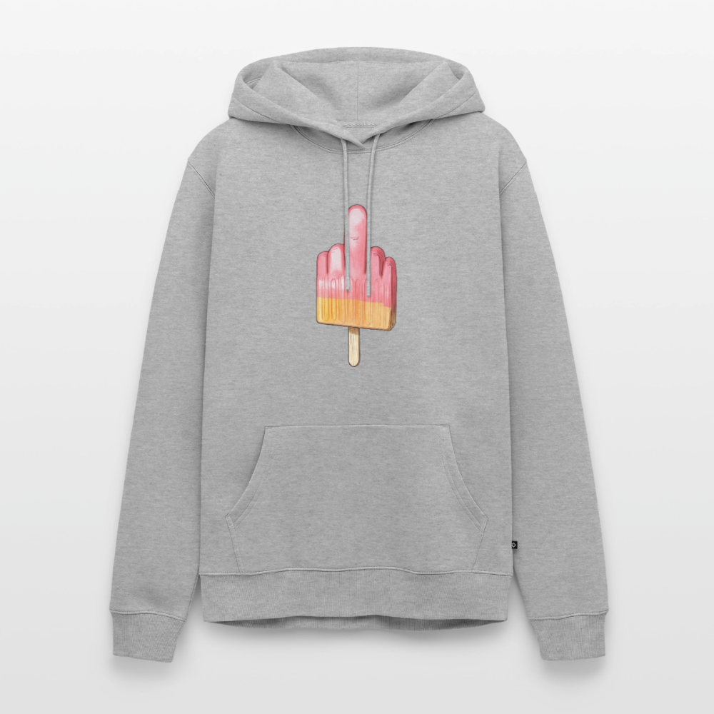 F**k You Eis - Unisex Premium Hoodie - Grau meliert