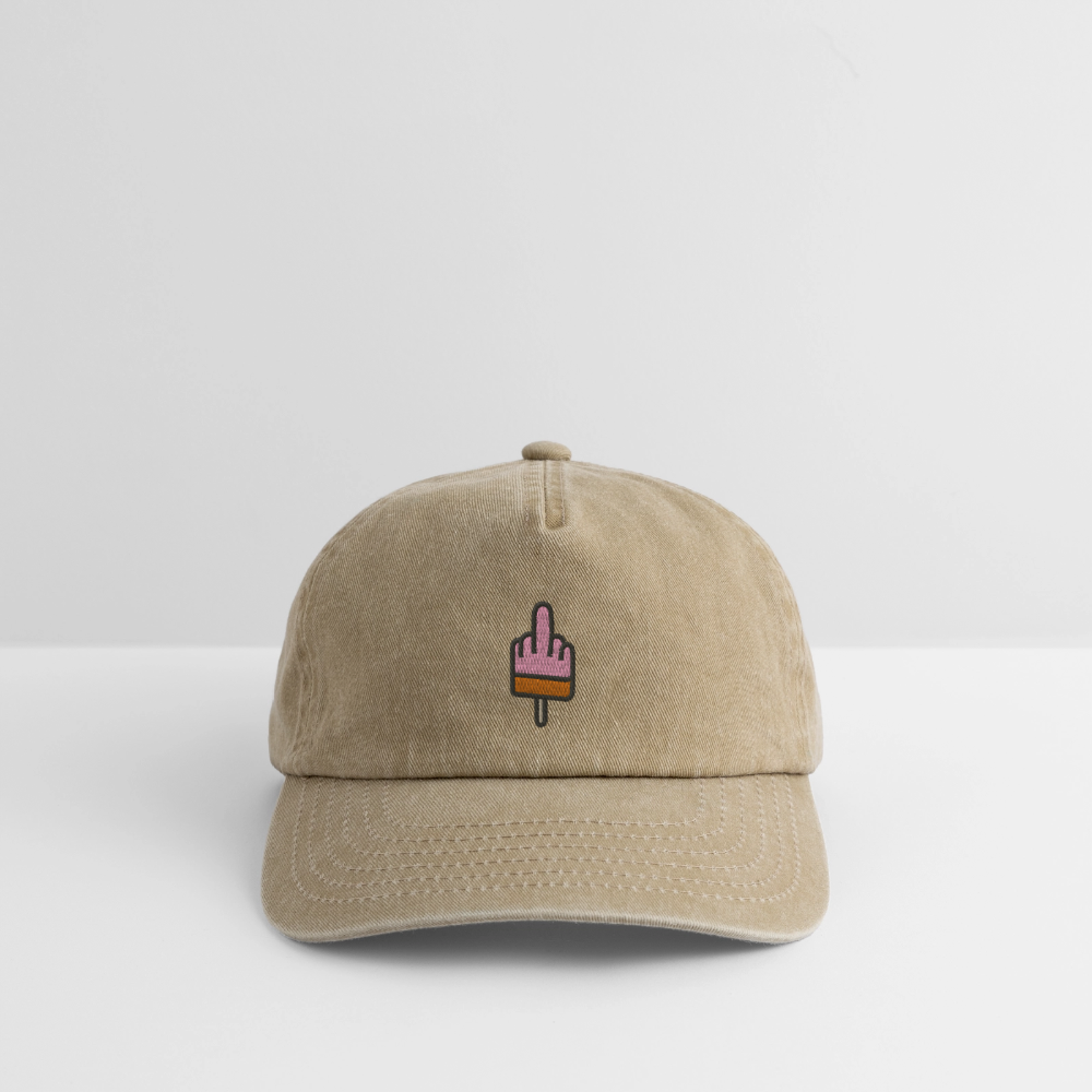 F**k You Eis - Relaxed Vintage Cap - Vintage Beige