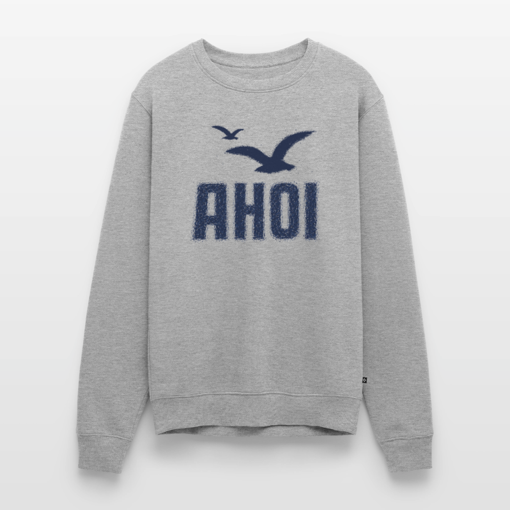 Ahoi - Unisex Premium Pullover - Grau meliert