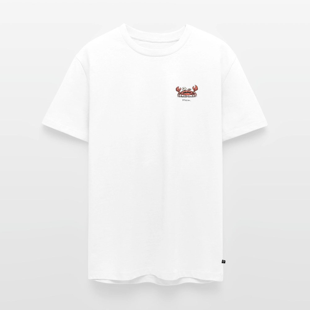 Moin Krabbe - Unisex Premium T-Shirt - Weiß