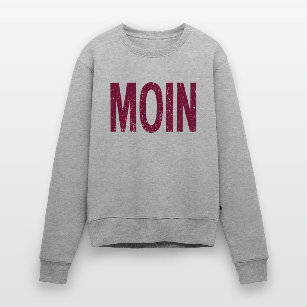 Moin - Frauen Premium Pullover - Grau meliert