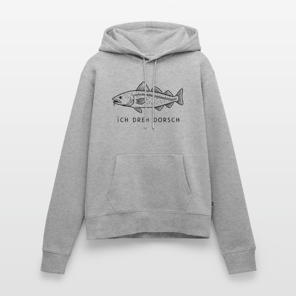 Ich dreh Dorsch - Frauen Premium Hoodie - Grau meliert