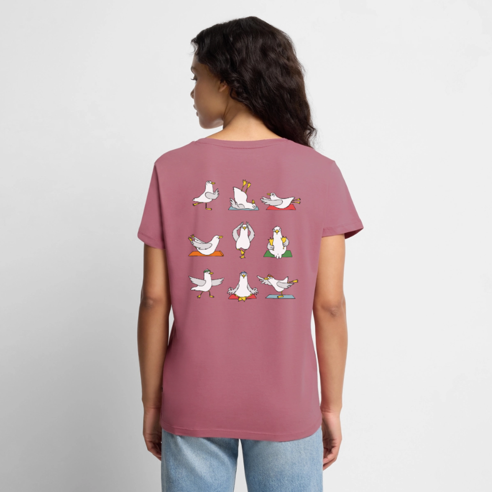 Yoga Möwen - Frauen Premium T-Shirt - Mauve
