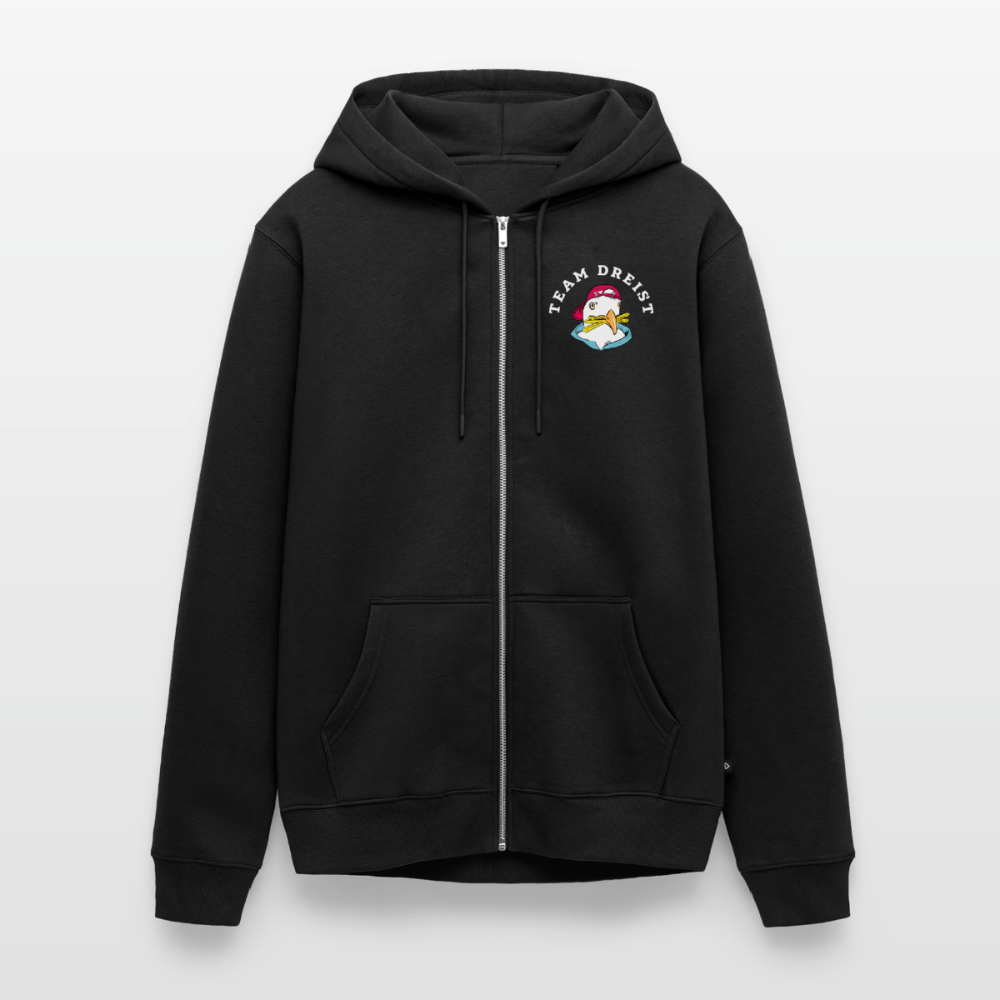 Team Dreist - Unisex Premium Kapuzenjacke - Schwarz