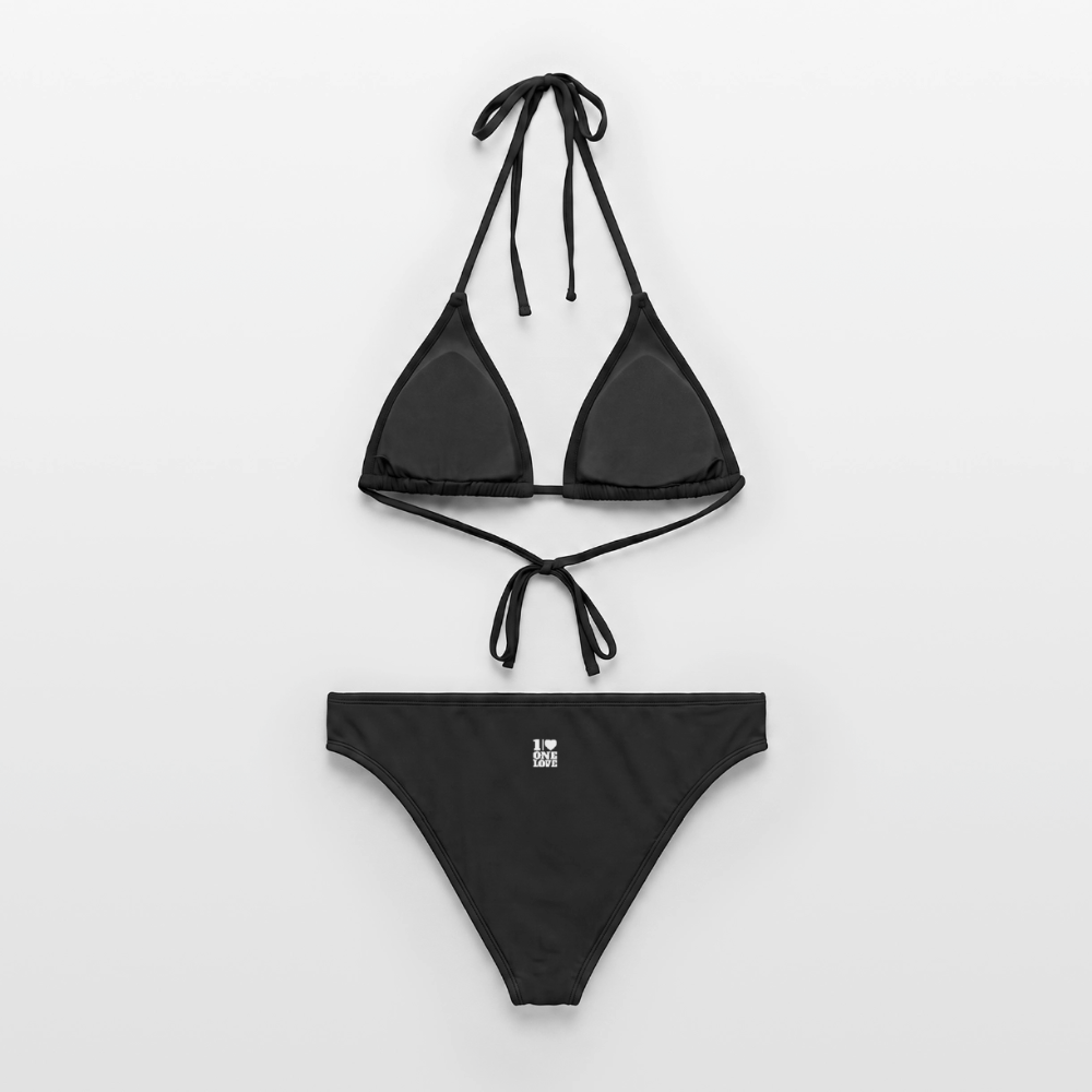 Meerverliebt - Frauen Bikini - Schwarz
