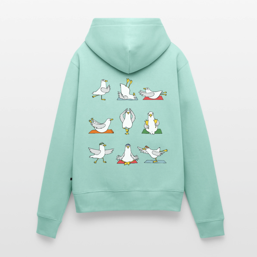 Yoga Möwen - Frauen Premium Hoodie - Mint