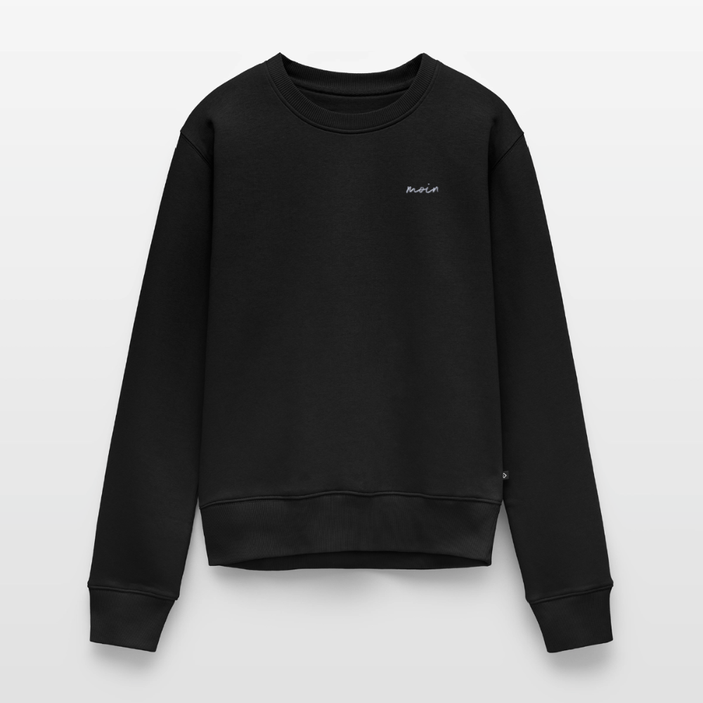 Moin Stick - Frauen Premium Pullover - Schwarz