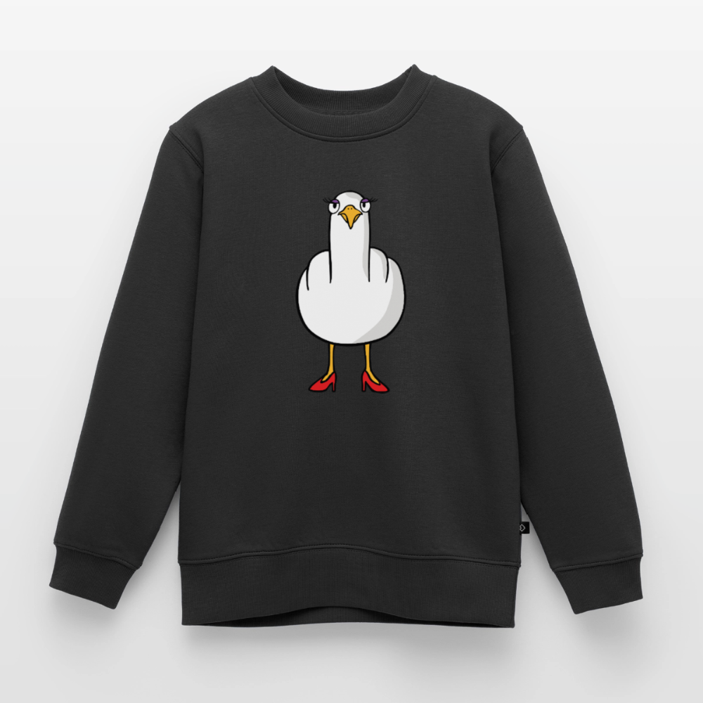 F**k You Möwenlady - Kinder Premium Pullover - Schwarz