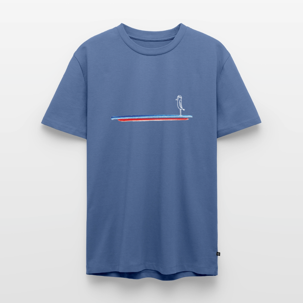 Piepmatz - Unisex Premium T-Shirt - Taubenblau