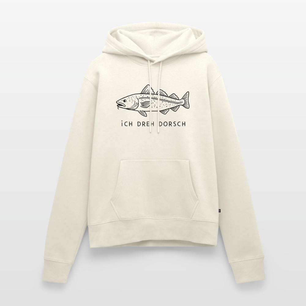 Ich dreh Dorsch - Frauen Premium Hoodie - Naturweiß