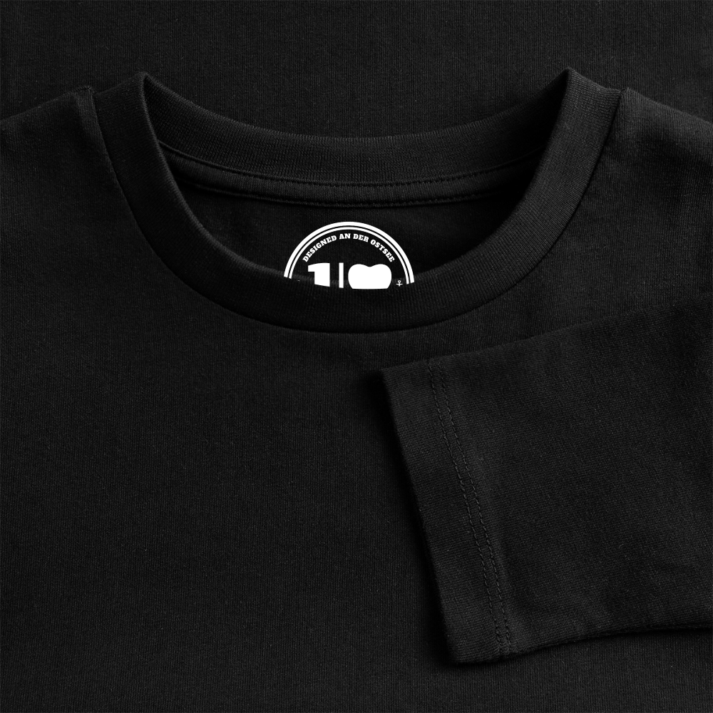 Team Dreist - Kinder Premium Langarmshirt - Schwarz
