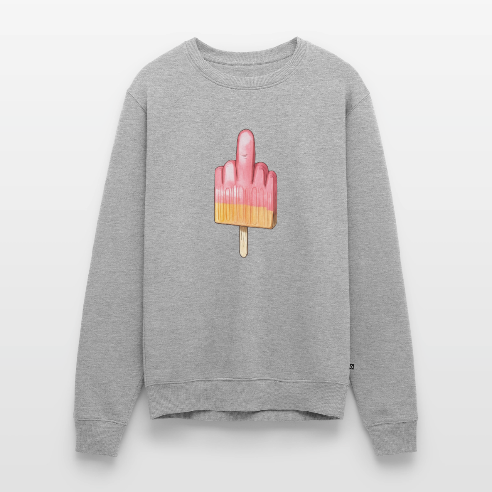 F**k You Möwe Eis - Unisex Premium Pullover - Grau meliert
