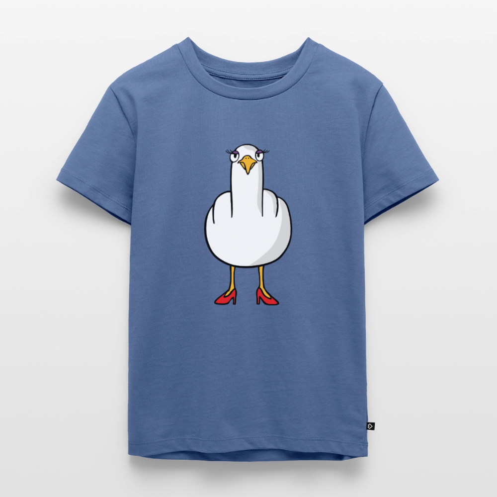 F**k You Möwenlady - Kinder Premium T-Shirt - Taubenblau