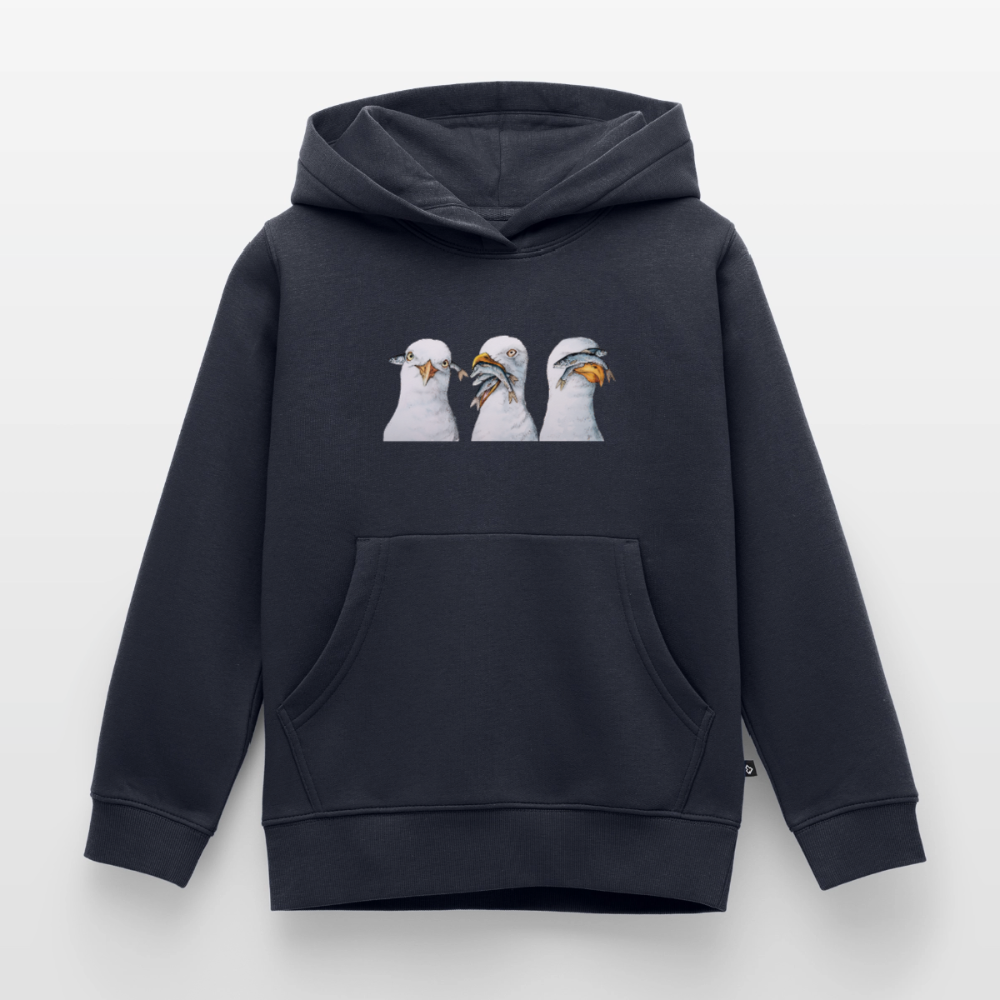 Drei Weise Möwen - Kinder Premium Hoodie - Navy