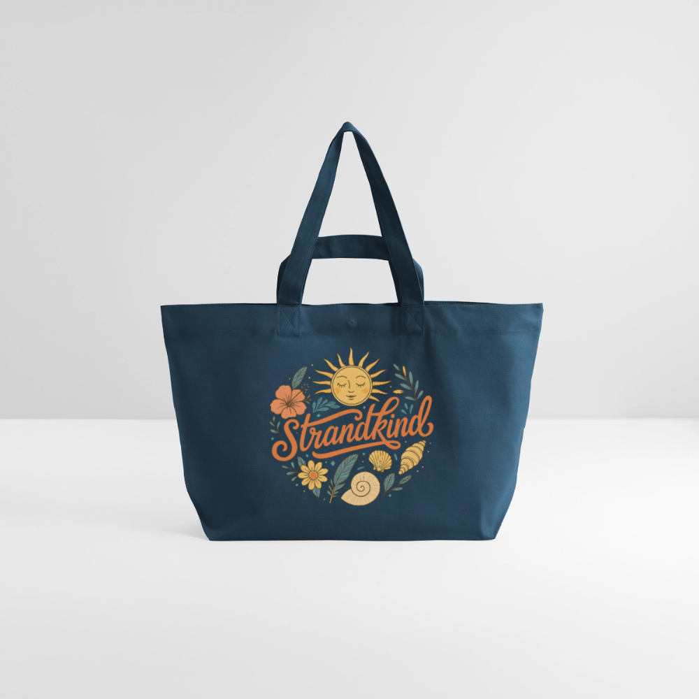 Strandkind - Recycelte Shopping Bag - Tiefes Teal