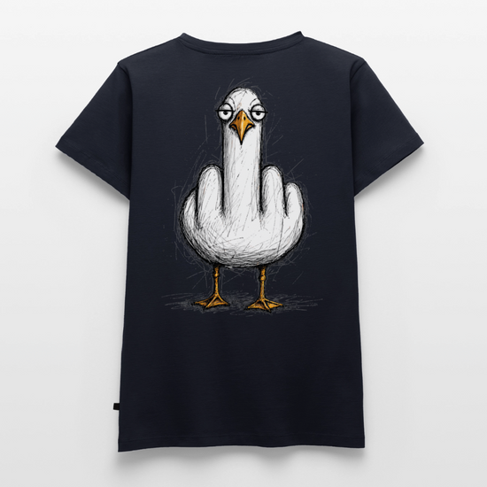 F**k You Möwe Backprint - Frauen Premium T-Shirt