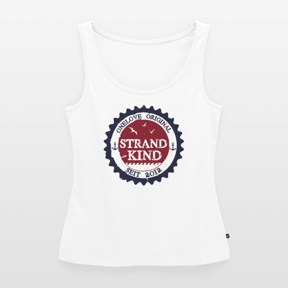 Strandkind - Frauen Premium Tank Top - Weiß
