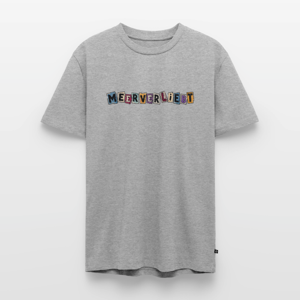 Meerverliebt - Unisex Premium T-Shirt - Grau meliert