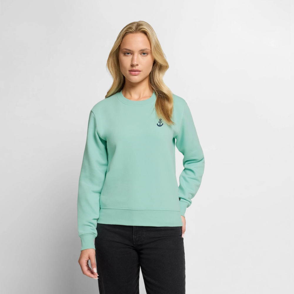 Anker Stick - Frauen Premium Pullover - Mint