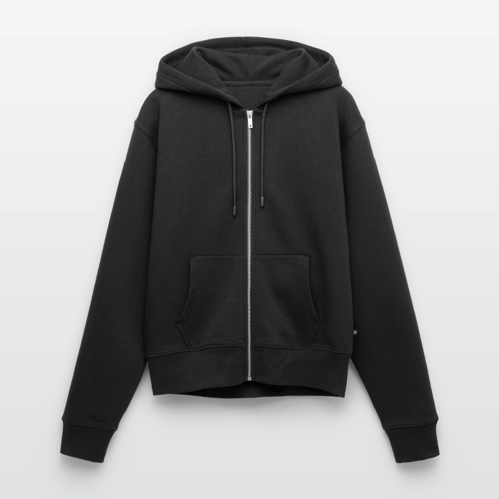 Yoga Möwen - Frauen Premium Kapuzenjacke - Schwarz