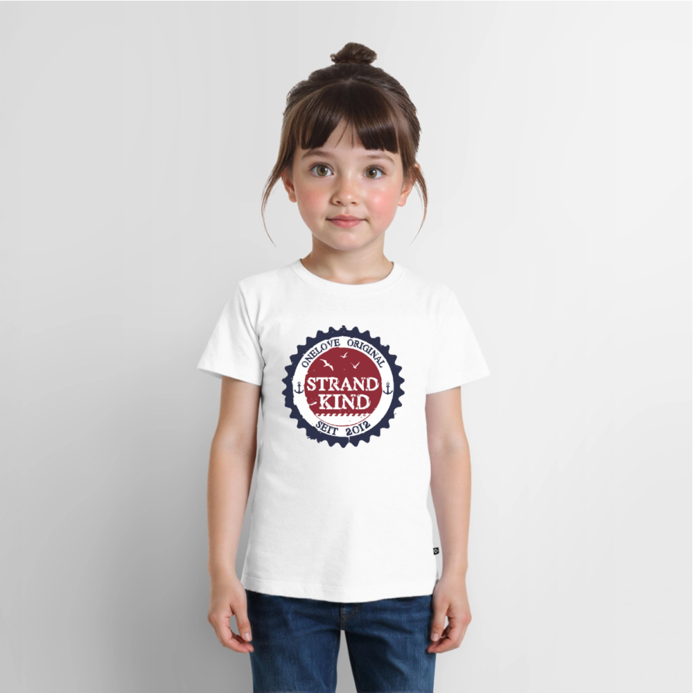 Strandkind Original - Kinder Premium T-Shirt - Weiß