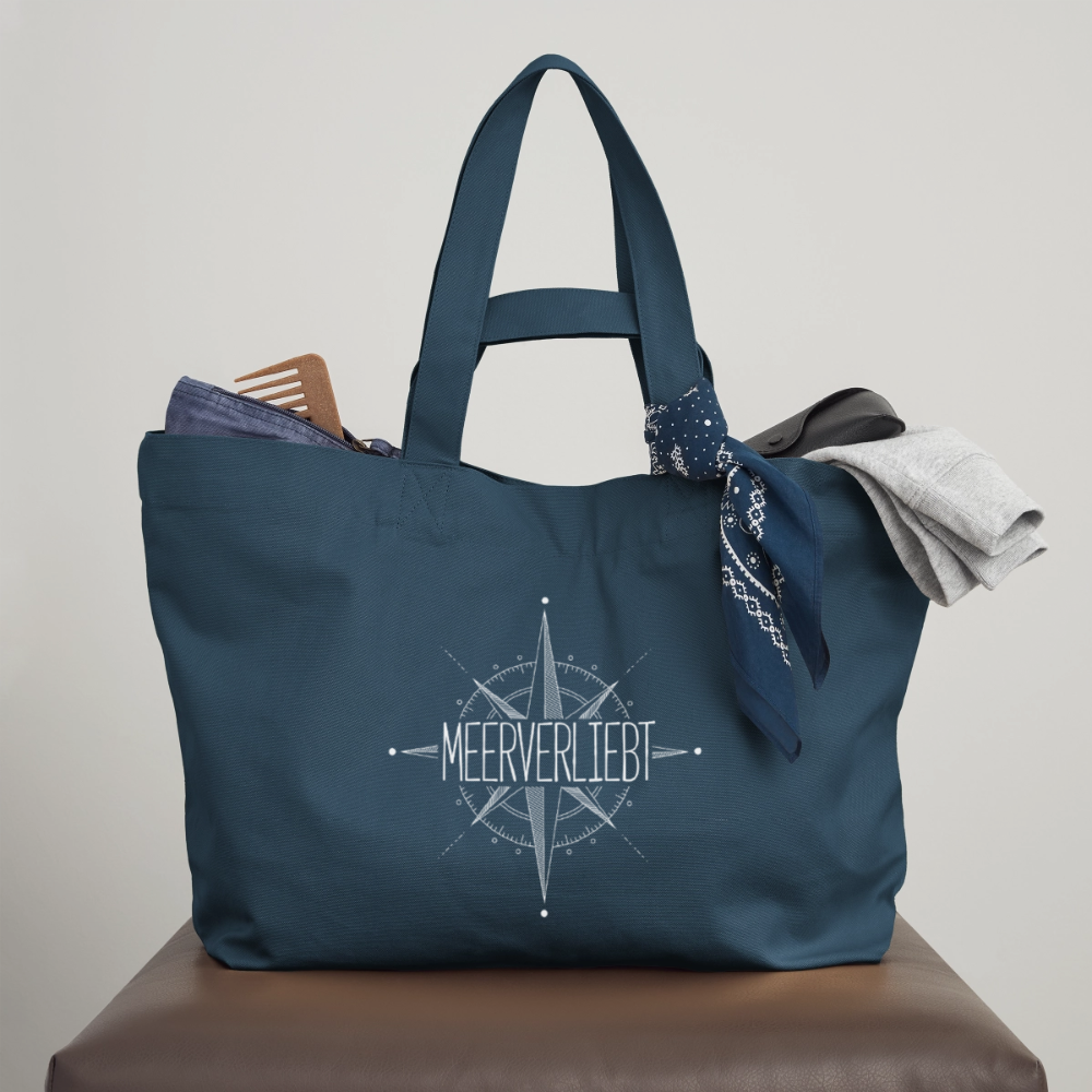 Nordkurs - Recycelte Shopping Bag - Tiefes Teal