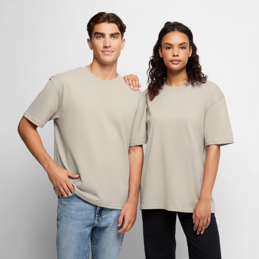 Kurt Hansen Walross - Unisex Premium Oversized Bio T-Shirt - Beige