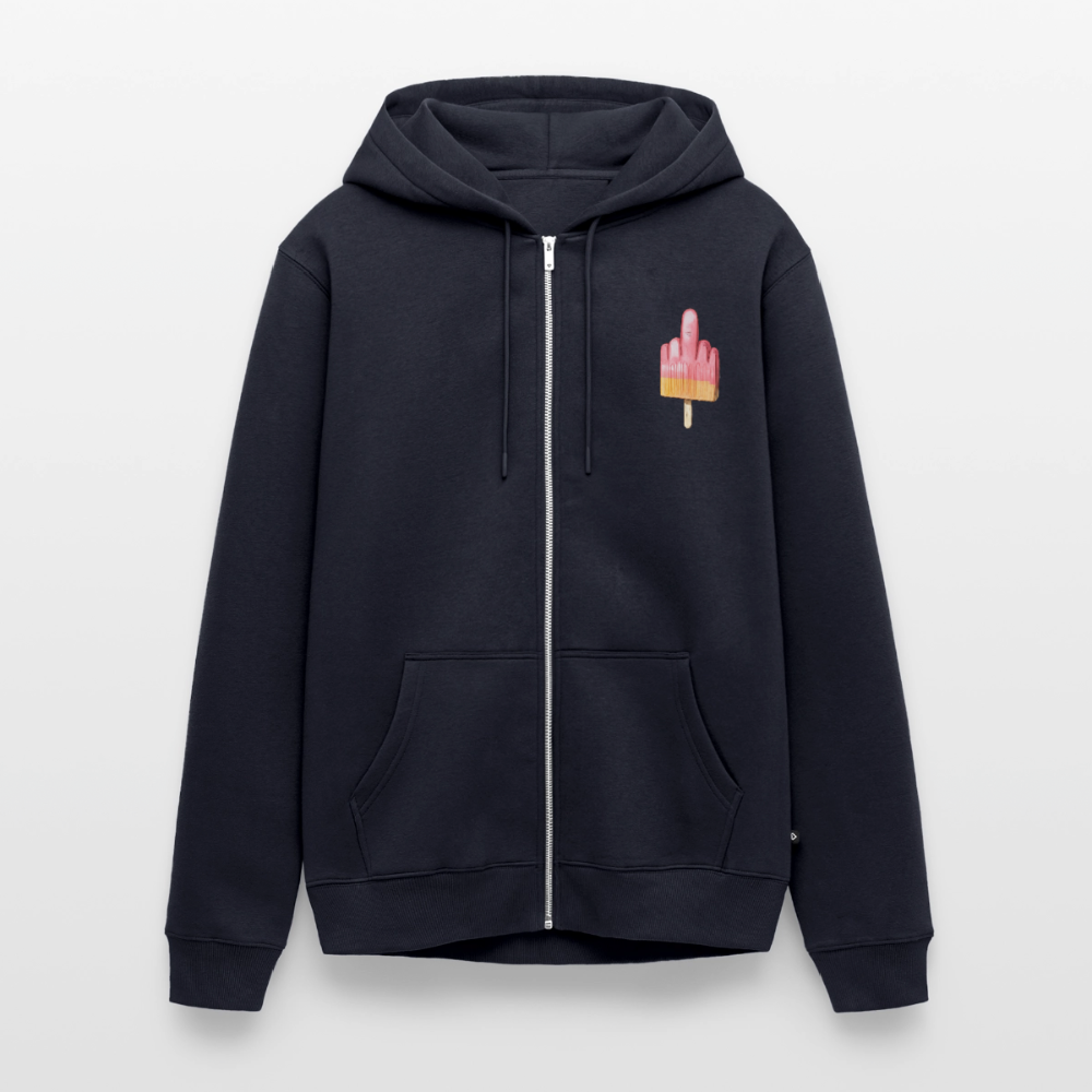 F**k You Eis - Unisex Premium Kapuzenjacke - Navy
