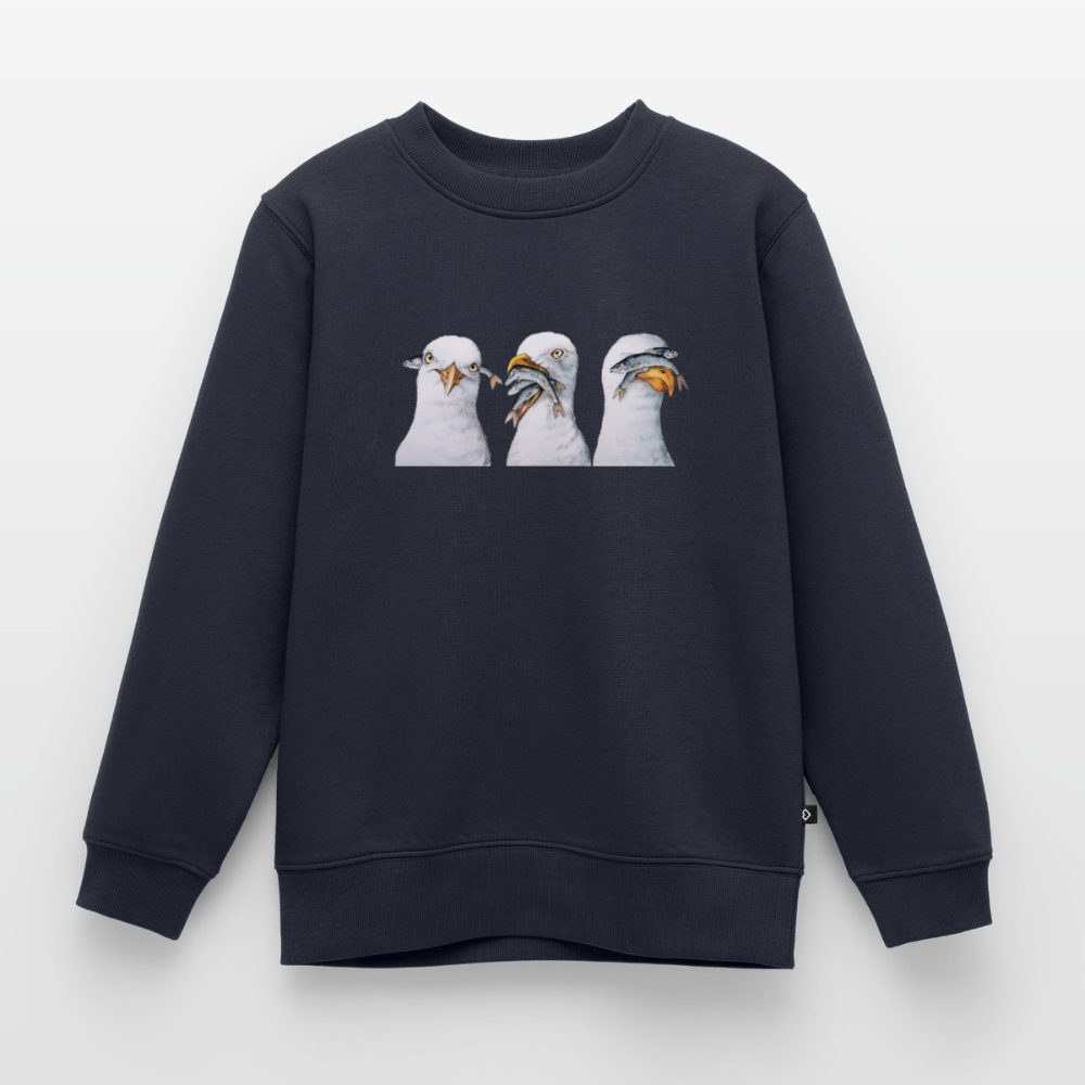 Drei Weise Möwen - Kinder Premium Pullover - Navy