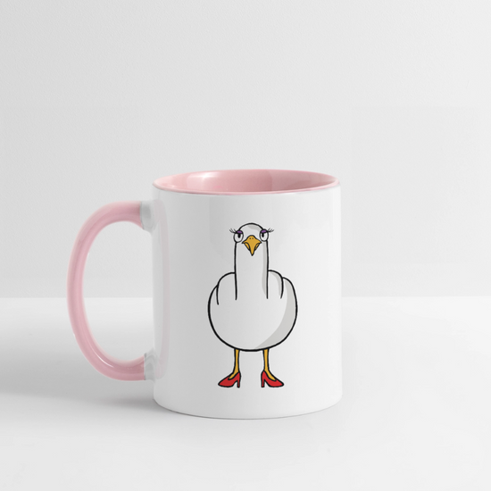 F**k You Möwenlady - Tasse zweifarbig