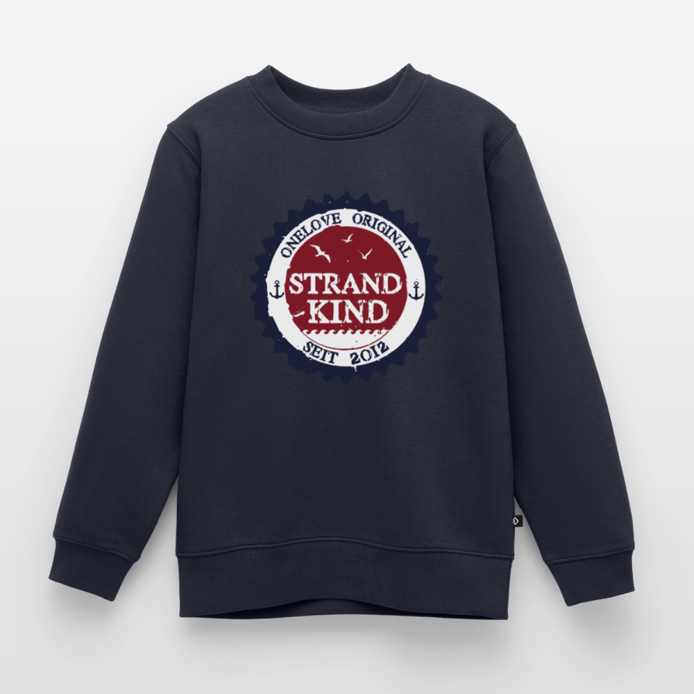 Strandkind Original - Kinder Premium Pullover - Navy