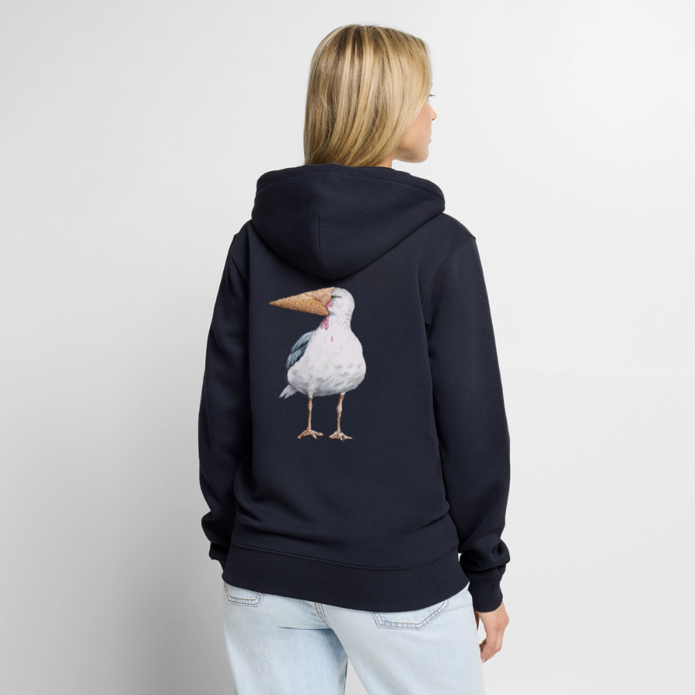 Eisvogel - Unisex Premium Kapuzenjacke - Navy
