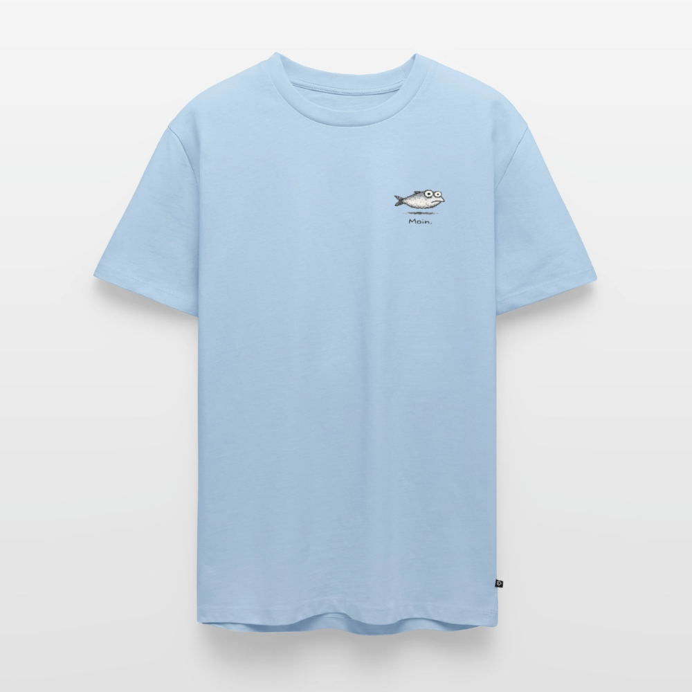 Moin Fisch - Unisex Premium T-Shirt - Hellblau