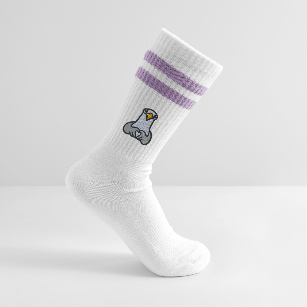 Lovebird - Gestreifte Tennissocken