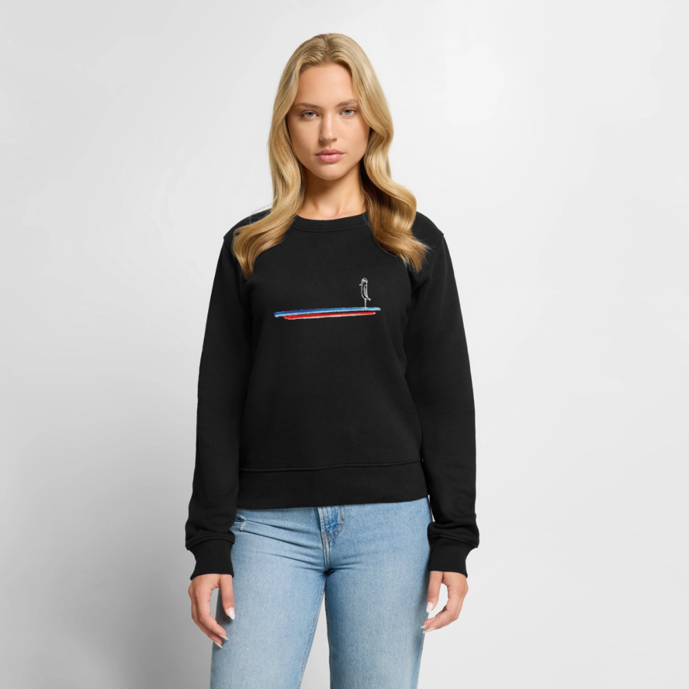 Piepmatz - Frauen Premium Pullover - Schwarz