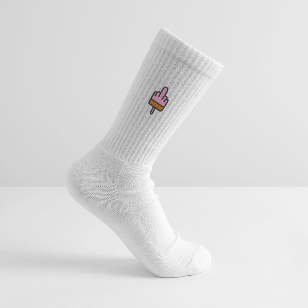 F**k You Eis - Tennissocken - Weiß