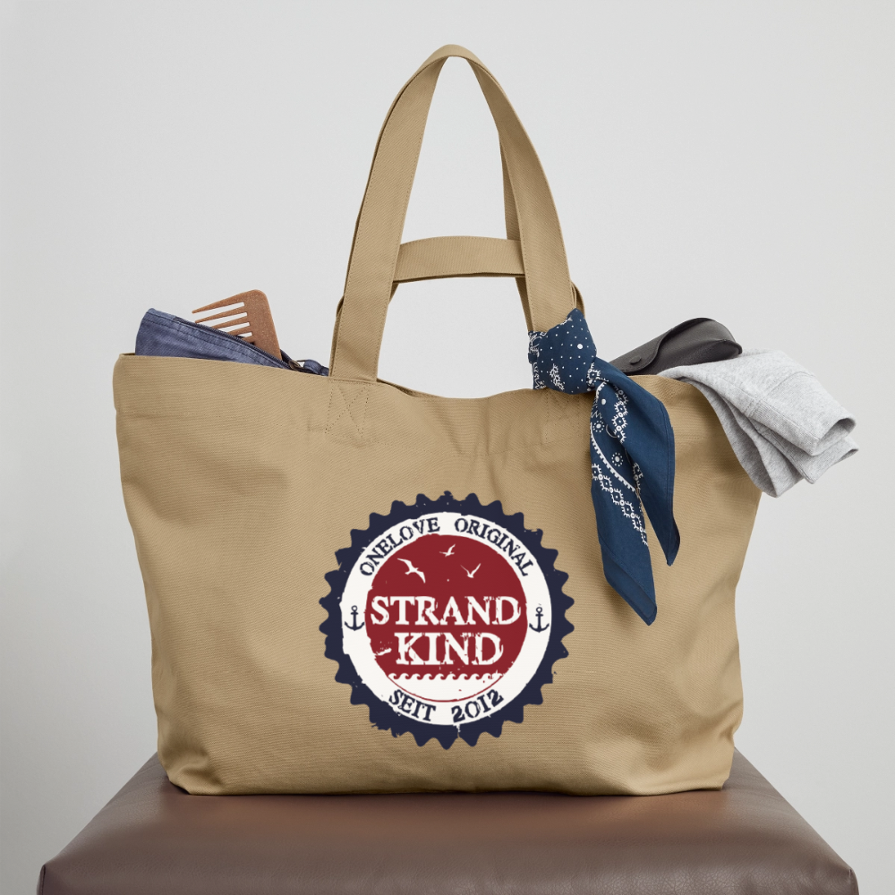 Strandkind Original - Recycelte Shopping Bag - Karamell