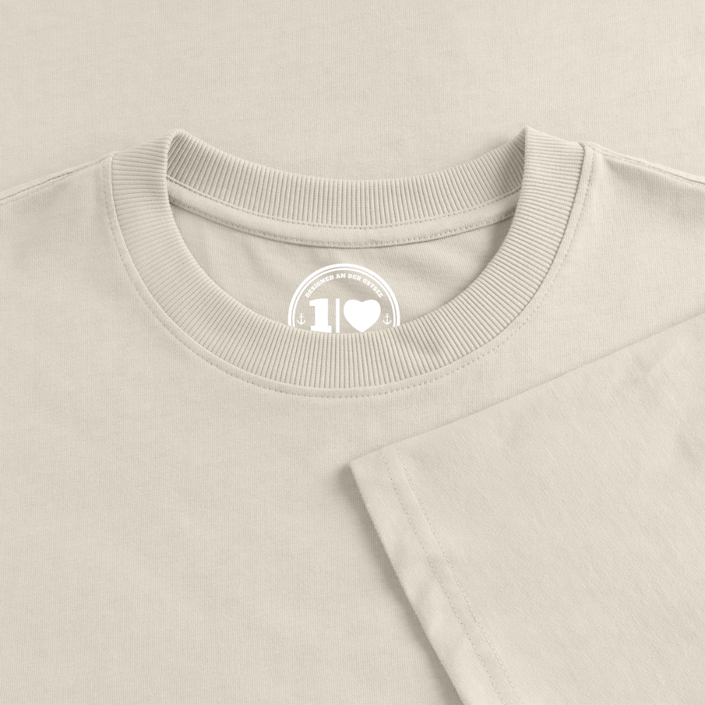 Kurt Hansen Walross - Unisex Premium Oversized Bio T-Shirt - Beige