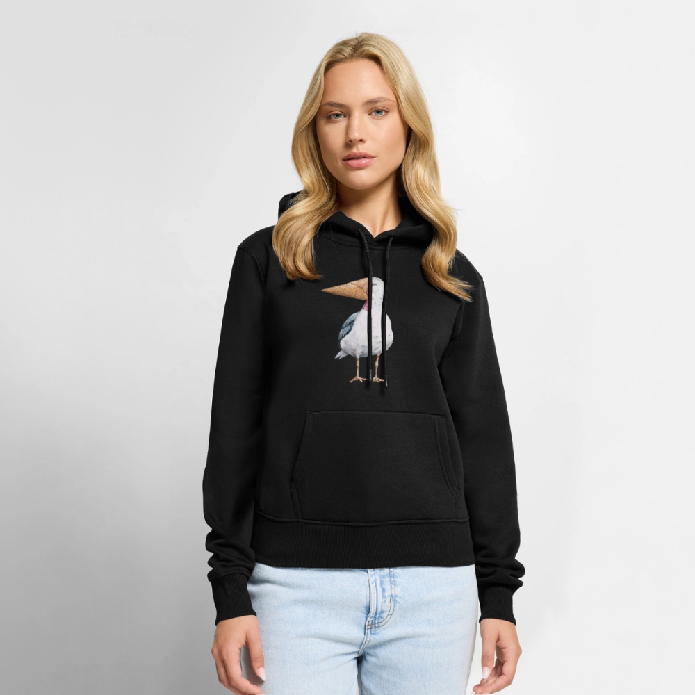 Eisvogel - Frauen Premium Hoodie - Schwarz
