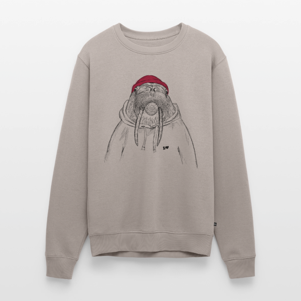 Kurt Hansen Walross - Unisex Premium Pullover - Taupe