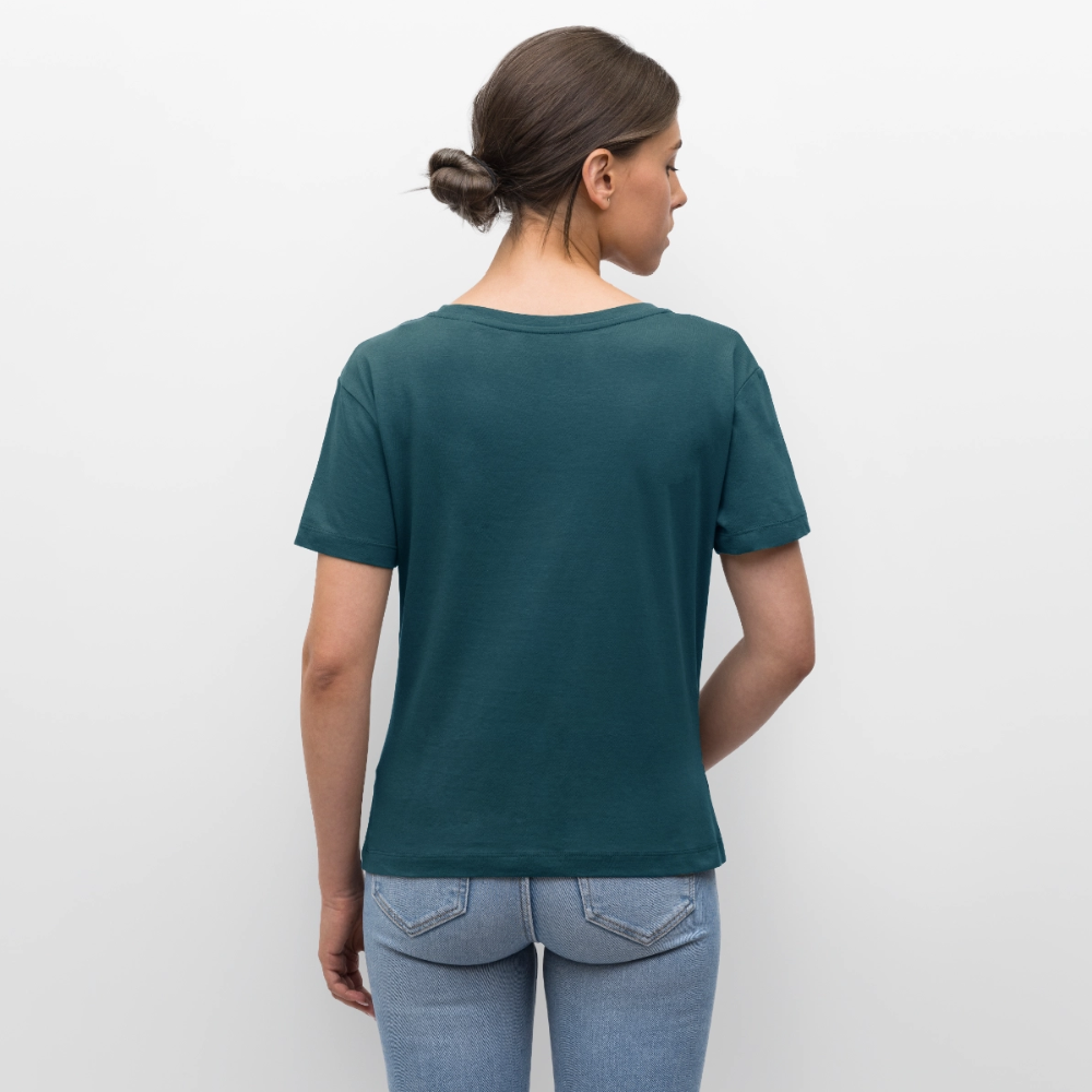 Hauk Original - Relaxed Frauen Bio-T-Shirt - Dunkles Petrol