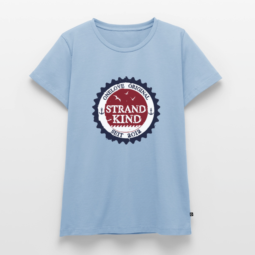 Strandkind Original - Frauen Premium T-Shirt - Hellblau