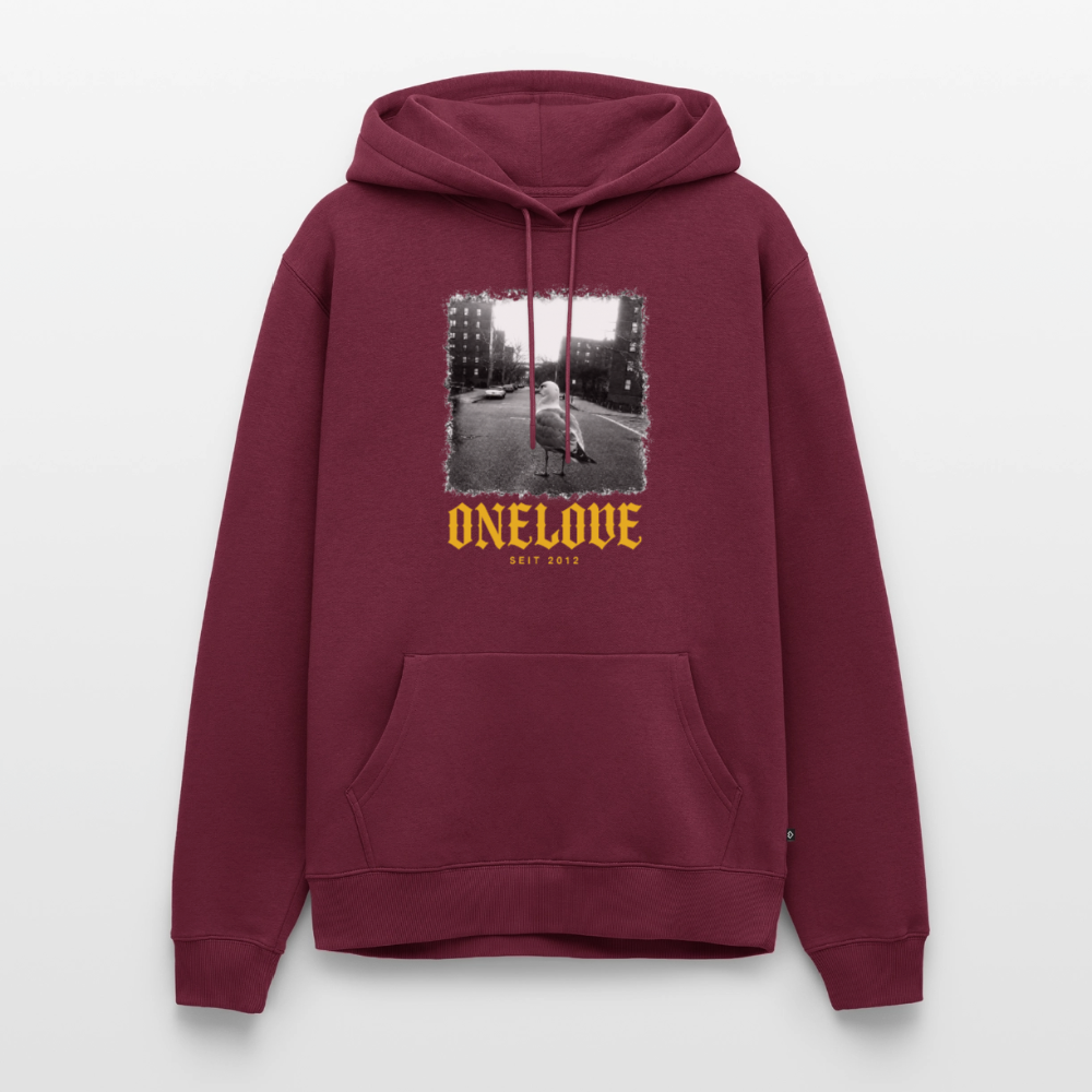 ONELOVE seit 2012 - Unisex Premium Hoodie - Burgunderrot