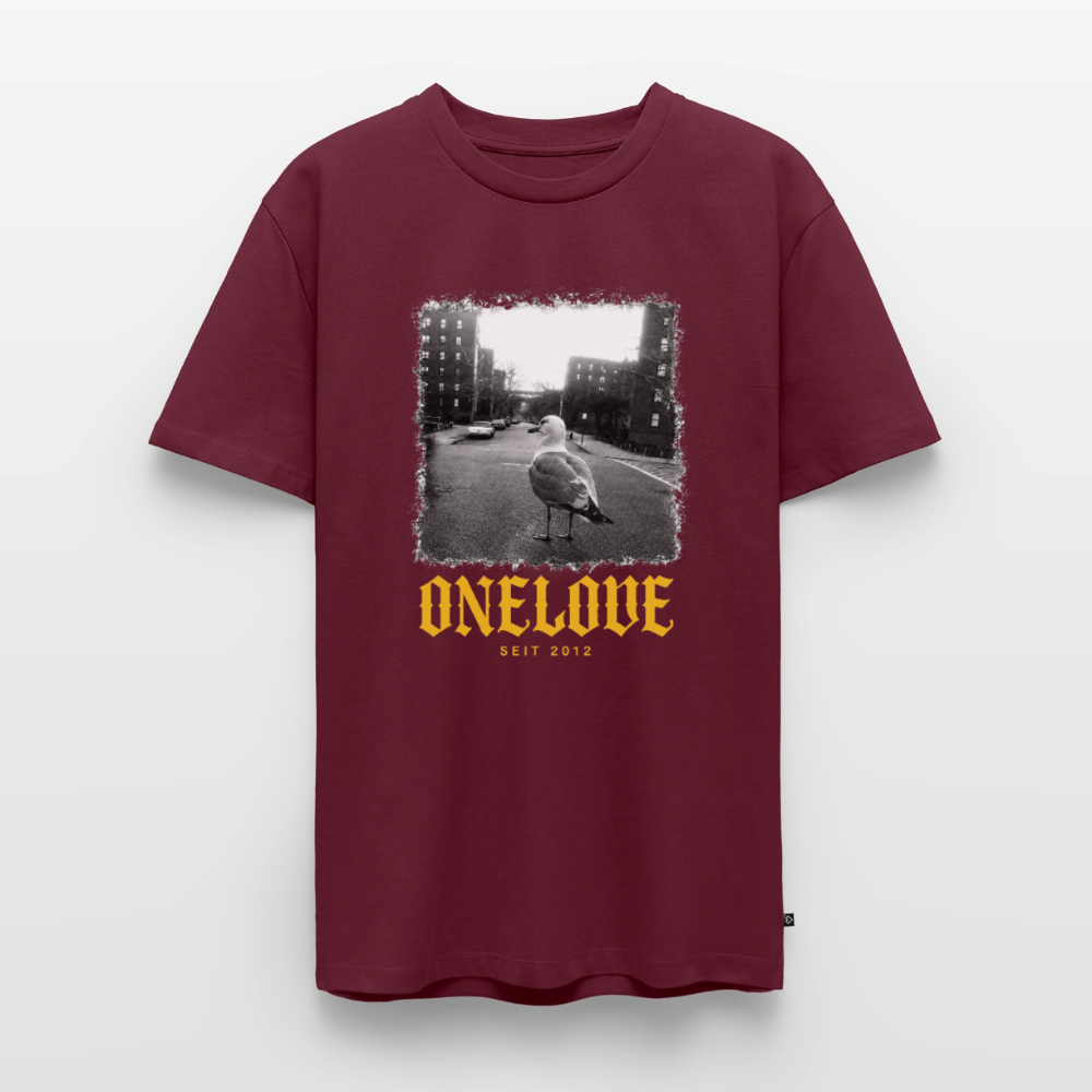 ONELOVE seit 2012 - Unisex Premium T-Shirt - Burgunderrot