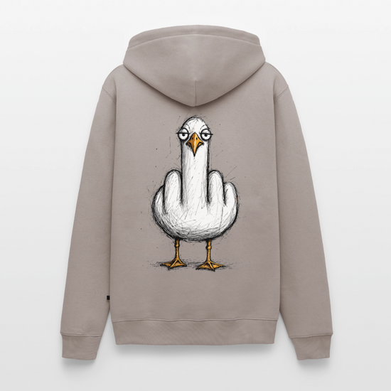 F**k You Möwe Backprint - Unisex Premium Hoodie