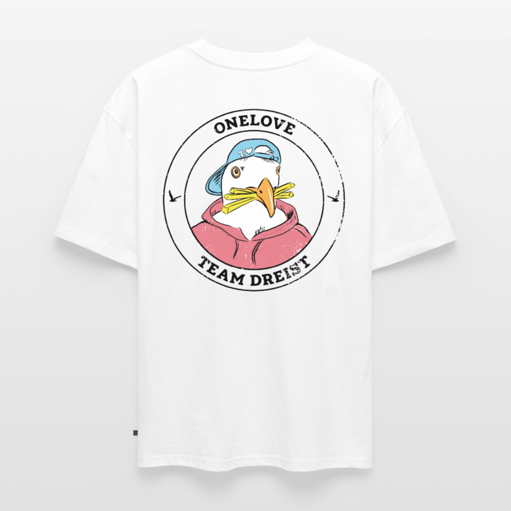 Team Dreist - Unisex Premium Oversized Bio T-Shirt - Weiß